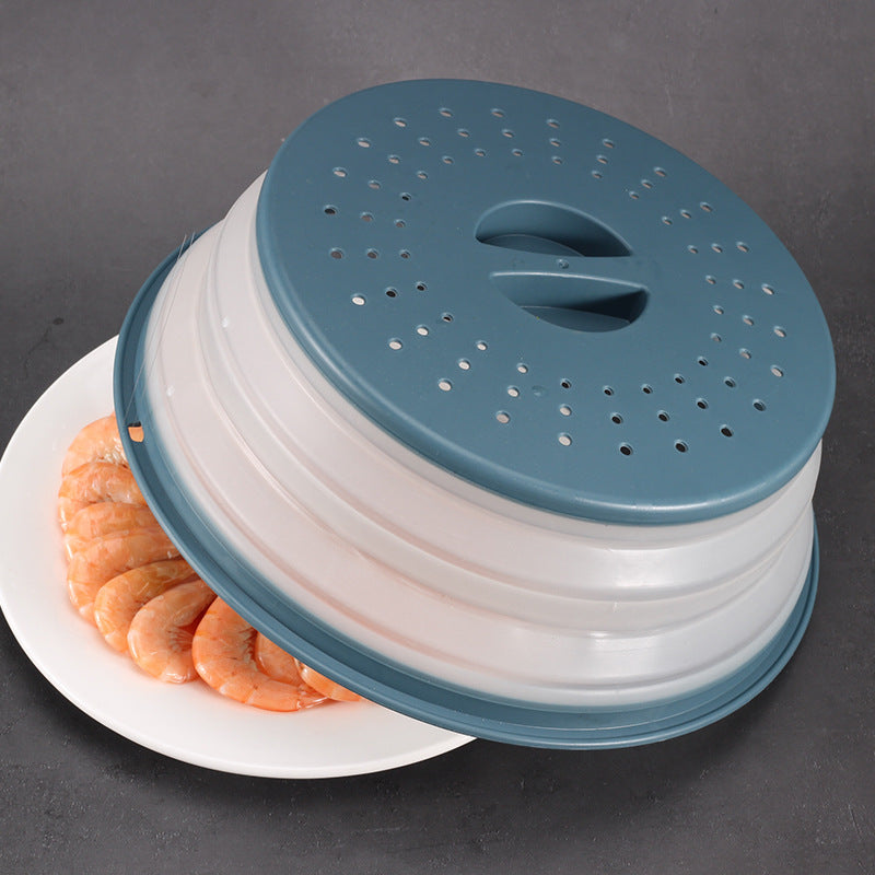 Pop-Up Microwave Cover & Drain Basket