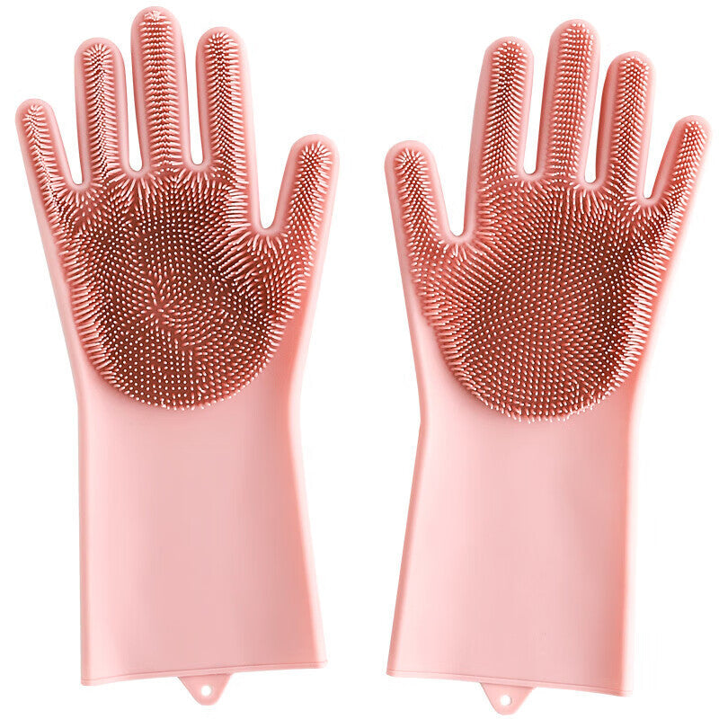 Multi-Purpose Silicone Scrub Gloves for Everyday Cleaning